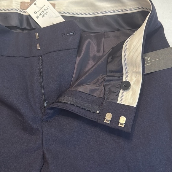 NWT Banana Republic Navy Wool Jackson Curvy Fit Trouser Size 4 - Picture 7 of 11